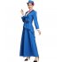 Female Stewardesses Uniform Cosplay Costume for Beer Festival Halloween blue L