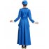 Female Stewardesses Uniform Cosplay Costume for Beer Festival Halloween blue XL