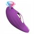 Female Sucker Vibrator Toys 10 Mode Vibration Double Head Vibration Masturbator G Spot Clitoris Stimulator Massager Toy rose red