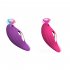 Female Sucker Vibrator Toys 10 Mode Vibration Double Head Vibration Masturbator G Spot Clitoris Stimulator Massager Toy rose red