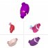 Female Tongue Sex Toys Double Head Masturbator Clitoris Stimulator Nipple Licking Massager Tongue Vibrator Purple   white
