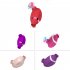 Female Tongue Sex Toys Double Head Masturbator Clitoris Stimulator Nipple Licking Massager Tongue Vibrator Purple   white