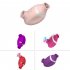 Female Tongue Sex Toys Double Head Masturbator Clitoris Stimulator Nipple Licking Massager Tongue Vibrator Purple   white