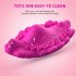 Female Wearable Vibrating Egg Wireless RC 10 Frequency App Vibrator Clitoris Stimulator Sex Toys App Rose Red