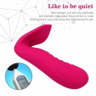 Female Wireless Remote Control Silicone Vibrator Invisibility Wear Waterproof Adult Female Masturbation Sex Toy rose Red