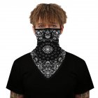 Festival Mask Multi-functional Neck Scarf 3d Digital Print Bandanna Outdoor Cycling Hanging Ear Bug Mask BXHE004_One size