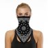 Festival Mask Multi functional Neck Scarf 3d Digital Print Bandanna Outdoor Cycling Hanging Ear Bug Mask BXHE004 One size