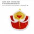 Festive  Cat  Collar Adjustable Magic Tape Comportable Eye catching Lace Design New Year Winter Warmth Cloak Clothes For Dogs Bib