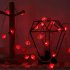 Festive Led  Light  String Water proof Lamp Beads Chinese Style Elements Pendant Background Decoration For Weddings Restaurants Homes Battery 1 5 meters 10 ligh
