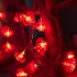 Festive Led  Light  String Water proof Lamp Beads Chinese Style Elements Pendant Background Decoration For Weddings Restaurants Homes Battery 3 meters 20 lights
