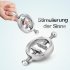 Fetish Nipple Clamps Adjustable Nipple Clamps Stainless Steel Nipple Clamps Stimulation Erotic SM BDSM Sex Toy For Men Women 1 pair