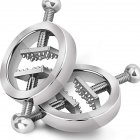 Fetish Nipple Clamps Adjustable Nipple Clamps Stainless Steel Nipple Clamps Stimulation Erotic SM BDSM Sex Toy For Men Women 1 pair