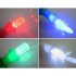 Fiber Optic Light Mini LED Deep Drop Underwater Fishing Lure Fish Light Attracting Indicator Lure LED Waterproof Squid Lights  blue