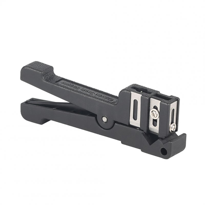 Fiber Optic Stripper Fiberglass Jacket Sheath Stripper Tool Adjustable Blades Cutter Slitter For CB Antenna Cables black 45-165