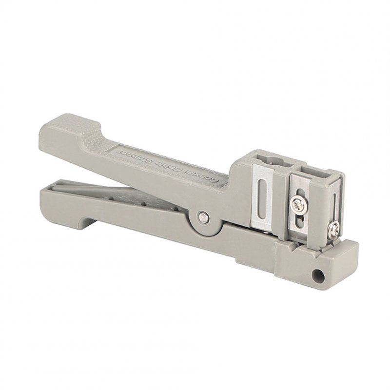Fiber Optic Stripper Fiberglass Jacket Sheath Stripper Tool Adjustable Blades Cutter Slitter For CB Antenna Cables gray 45-162