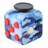 Fidget Cube Toy Relieve Stress  Anxiety and Boredom for Children and Adults Camouflage Blue