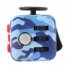 Fidget Cube Toy Relieve Stress  Anxiety and Boredom for Children and Adults Camouflage Blue