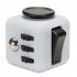Fidget Cube Toy Relieve Stress  Anxiety and Boredom for Children and Adults Grey Black