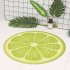 FidgetFidget Blanket Mat Pad Bathroom Kitchen Floor Rug Lemon  Lime 53   53cm