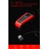 FineBlue F910 Wireless Bluetooth Earphones Portable Handsfree Retractable Headset Stereo Headphone Clip Mic Phone Call red