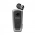 Fineblue F910 Retractable Headphones V5 1 Handsfree Long Standby Single In Ear Earpiece With Microphone For Business Driving black
