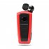 Fineblue F910 Retractable Headphones V5 1 Handsfree Long Standby Single In Ear Earpiece With Microphone For Business Driving red