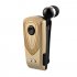 Fineblue F930 Wireless Bluetooth Headset Call Clarity Music No Bound Smart one drag two Bluetooth Earphone Gold
