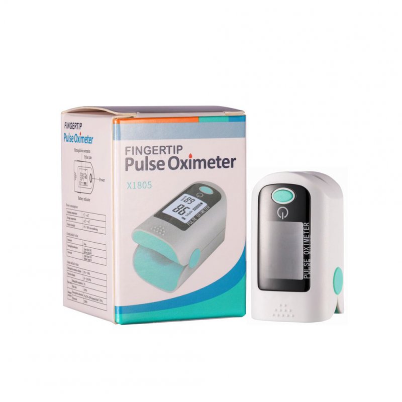 Finger-Clip Pulse Oximeter Portable Oxygen Saturation-Measuring Tool Random colors
