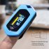 Finger Clip type Pulse Oximeter With Lanyard Lithium Battery Rechargeable For Testing Finger Blood Oxygen Saturation black