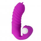 Finger Cover Vibrator Tongue Licking Massager Sex Toys For Women G Spot Orgasm Clitoris Stimulate Couple Flirting Masturbator Purple
