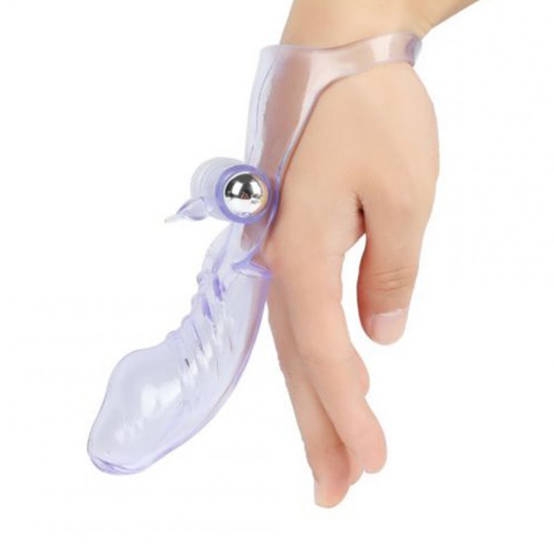 Finger G-spot Vibrator Foreplay Sex Toys for Women Couples purple