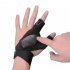 Finger Light Glove Reveal 3 Finger Breathable Outdoor Sport Riding Glove Night Lighting Fishing Supplies Left and right hand universal single  33 5 14c