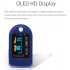 Finger Oximeter OLED Display Blood Oxygen Monitor Oximeter Oxygen Saturation Monitor black