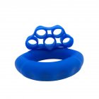 Finger Pull Ring Resistance Bands For Training Rubber Loop Pull Ring Hand Grip Expander Wrist Training Carpal Fitness Grip 40LB   Rally 8 8LB Royal Blue