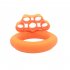 Finger Pull Ring Resistance Bands For Training Rubber Loop Pull Ring Hand Grip Expander Wrist Training Carpal Fitness Grip 50LB   Tension 11LB Orange