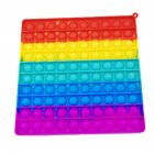 Finger  Push  Pop  Toys Colored Grasping Pressing Thinking Exercise Board Stress Reliever Educational Toy Square