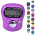 Finger Tally Counter LED Digital Display Counter Clicker Resettable Lap Counter Handheld Number Click Counter Touch tone Counting Ring For Tracker Golf Lap Knit