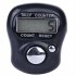 Finger Tally Counter LED Digital Display Counter Clicker Resettable Lap Counter Handheld Number Click Counter Touch tone Counting Ring For Tracker Golf Lap Knit