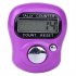 Finger Tally Counter LED Digital Display Counter Clicker Resettable Lap Counter Handheld Number Click Counter Touch tone Counting Ring For Tracker Golf Lap Knit