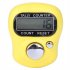 Finger Tally Counter LED Digital Display Counter Clicker Resettable Lap Counter Handheld Number Click Counter Touch tone Counting Ring For Tracker Golf Lap Knit