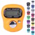 Finger Tally Counter LED Digital Display Counter Clicker Resettable Lap Counter Handheld Number Click Counter Touch tone Counting Ring For Tracker Golf Lap Knit