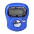 Finger Tally Counter LED Digital Display Counter Clicker Resettable Lap Counter Handheld Number Click Counter Touch tone Counting Ring For Tracker Golf Lap Knit