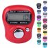 Finger Tally Counter LED Digital Display Counter Clicker Resettable Lap Counter Handheld Number Click Counter Touch tone Counting Ring For Tracker Golf Lap Knit