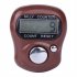 Finger Tally Counter LED Digital Display Counter Clicker Resettable Lap Counter Handheld Number Click Counter Touch tone Counting Ring For Tracker Golf Lap Knit