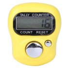 Finger Tally Counter LED Digital Display Counter Clicker Resettable Lap Counter Handheld Number Click Counter Touch-tone Counting Ring