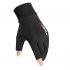 Fingerless Touch Screen Gloves Cycling Breathable Touch Screen Gloves Outdoor Sun Proof Ultra thin Fabric Bike Gloves Two fingers blue One size