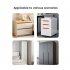 Fingerprint Cabinet Lock Smart Biometric Keyless Hidden File Drawer Wardrobe Lock Child Safety Electric Lock DIY Wooden Furniture Privacy Lock For Home Office A