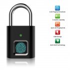Fingerprint Padlock Biometric Metal Keyless Thumbprint Lock USB Rechargeable