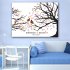 Fingerprint Signature Guest Book  Wedding Fingerprint Tree Canvas Painting  DIY Baby Shower Party Supplies with 2 set Inkpad