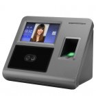 Fingerprint and facial recognition attendance and security terminal with 4 3 Inch TFT LCD  can store 300 Facial and 3000 Fingerprint Templates and 200000 log